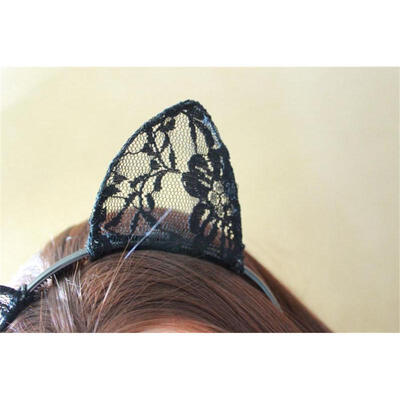 

Cat Ears Hairband Head Band Party Gift Headdress Hair Accessories Makeup Tools