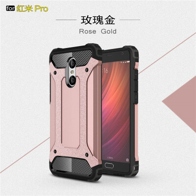 

Fivice Xiaomi Redmi Pro case Luxury Silicone Diamond Armor PC Hard Shell Phone Case