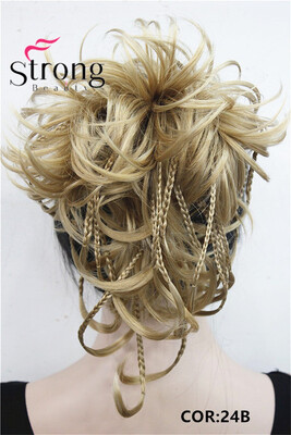 

StrongBeauty 12 Inch Adjustable Messy Style Ponytail Hair Extension Synthetic Hair-Piece with Jaw Claw COLOUR CHOICES