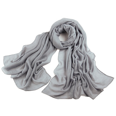 

[Jingdong Supermarket] Antarctic (Nanjiren) scarf solid color Korean cotton and linen scarves spring and autumn scar four seasons wild air conditioning shawl watermelon red