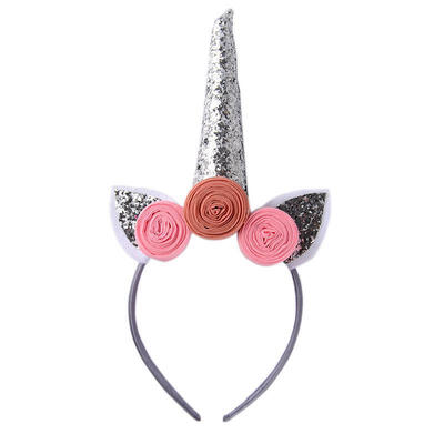 

Unicorn Horn Flower Headband Fancy Dress Kids Adult Party Birthday Magical Gift