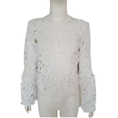 

Women Lace Blouse Tops T-Shirt Long Sleeve Casual Shirt Loose Pullovers Popular
