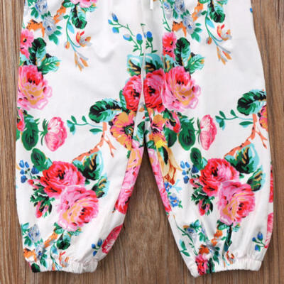 

Cute Toddler Kids Girls Summer Floral Overall Romper Jumpsuit Outfit Clothes