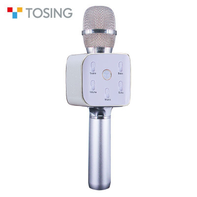 

TOSING 02 Professional Kara OK Microphone Family Portable KTV Bluetooth Dual Speaker LED Breathing Light Smartphone Speaker