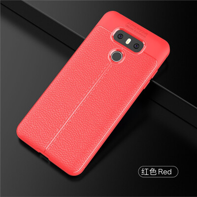 

Fivice LG G6 case Luxury leather TPU silicone anti-fall soft shell phone case