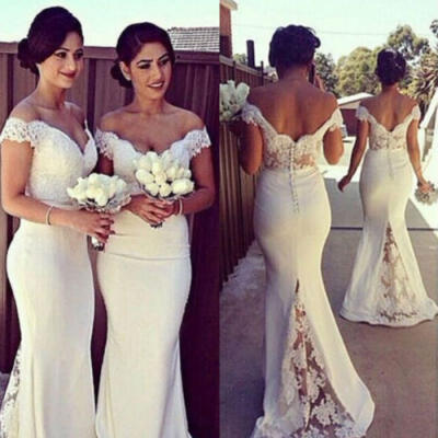 

Women Formal Wedding Bridesmaid Long Evening Party Prom Gown Cocktail Dress