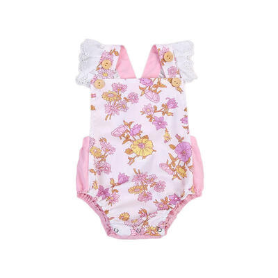 

Newborn Infant Baby Girls Bodysuit Romper Jumpsuit Outfits Summer Clothes WXFUK