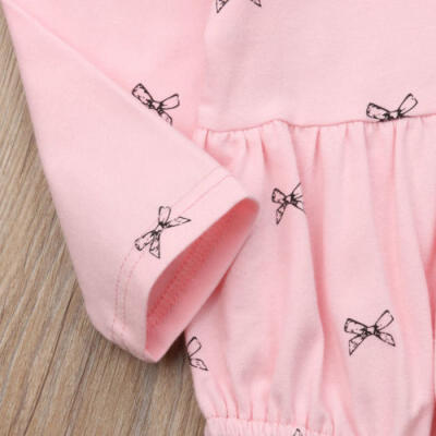 

Toddler Infant Baby Girl Fly Sleeve Romper Bodysuit Jumpsuit Outfits Clothes