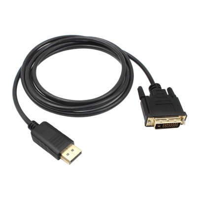 

18M DP to DVI Adapter DisplayPort Display Port to DVI Cable Adapter Converter Male to Male Video Cable 1080P for Monitor Projecto