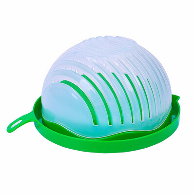 

Outdoor Salad Cutter Bowl Salad Chopper 60 Seconds Salad Maker Upgraded