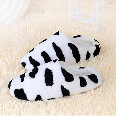 

Animal stripes soft soles cotton houseshoes