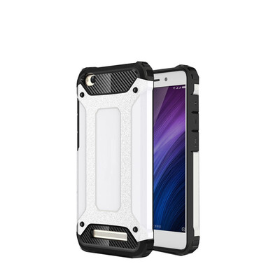 

Fivice Xiaomi Redmi 4A case Luxury Silicone Diamond Armor PC Hard Shell Phone Case