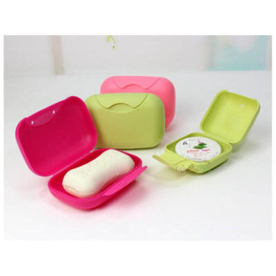 

HOT Soap Box Shower Plate Hiking Bathroom Home Case Container Travel Holder Dish