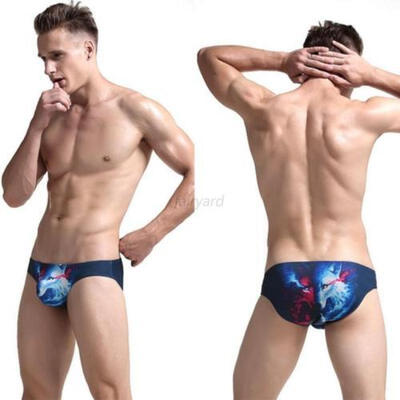 

US Men Cool Breathable Underwear Boxer Briefs Shorts Bulge Pouch Underpants