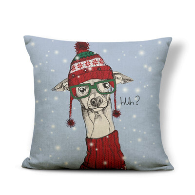 

Greyhound Cushion I Love Dog Cover Pillow Keep On Smile Rose Country Style Settee For Teen Throw Pillow Cover 43Cm Burlap Famous