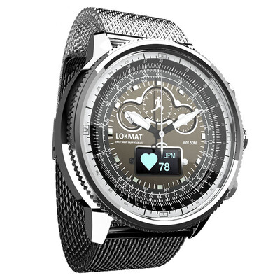 

Lokmat MOKA Smart Watch Sport Band Fitness Tracker Heart Rate Calories Sensor BT Pedometers Information Reminder Digital Men Clock