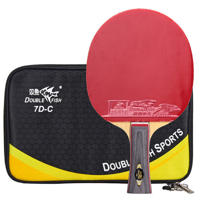 

Pisces table tennis racket horizontal shot 7 stars seven stars carbon racket double-sided anti-adhesive 7D-C long handle gift set