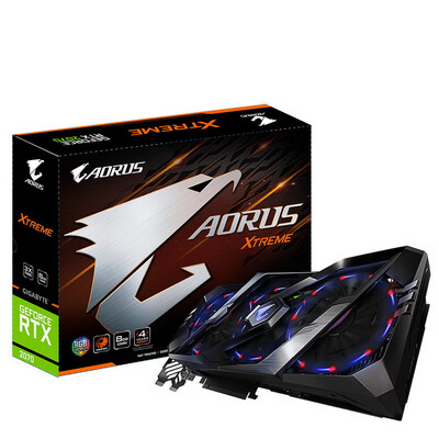 

GIGABYTE AORUS GeForce RTX 2070 XTREME Eagle 1815MHz 14140MHz 256bit GDDR6 8G esports game graphics