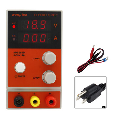 

wanptek Mini Adjustable Digital Display DC Switching Power Supply for LABS Schools&Production Lines
