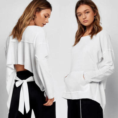 

Fashion Women Ladies Loose Casual Long Sleeve T-Shirt Cotton Blouse Tops T-Shirt