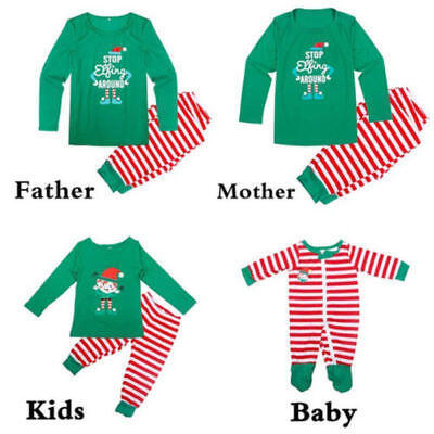 

Christmas Xmas Family Matching Clothes Top Nightwear Sleepwear Pajamas New