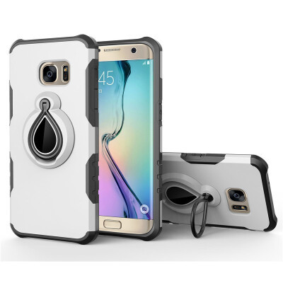 

Fivice Samsung Galaxy S7 Case TPU Water Drop Ring Stand Car Power Magnetic Drop-proof Phone Case