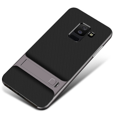 

Goowiiz Phone Case For Samsung Galaxy A6 2018A6 Plus 2018 Fashion Slim Shockproof Silicone TPU PC Hard Bracket