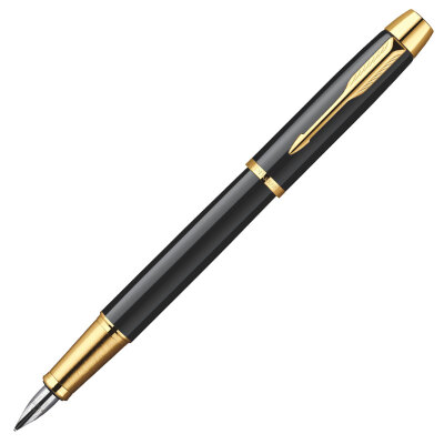 

Parker (PARKER) IM pure black Liya gold folder pen / ink pen