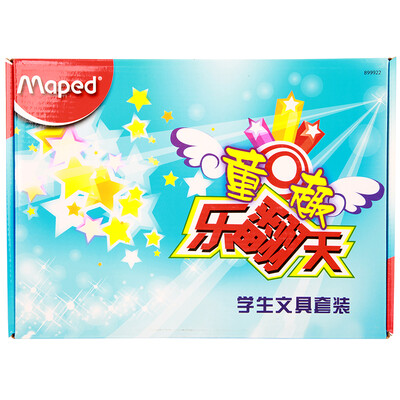 

Maede (Maped) CH899922 child fun overturned spree (pencil + rubber + pencil sharpener + ruler + scissors + pen