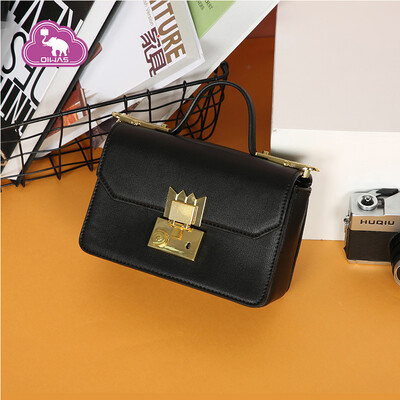 

AiWAS handbags fashion wild shoulder bag ladies bag Korean version of the small square bag OCK1712 black