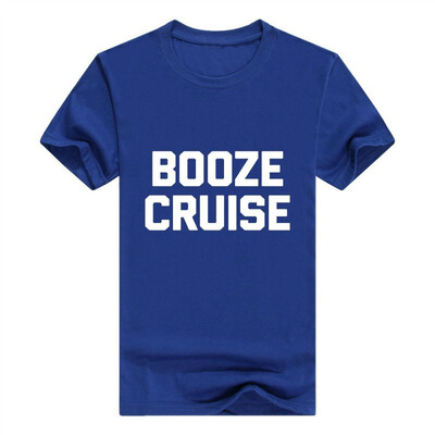 

Booze Cruise Men T-Shirt Funny Saying Sarcastic Novelty Humor