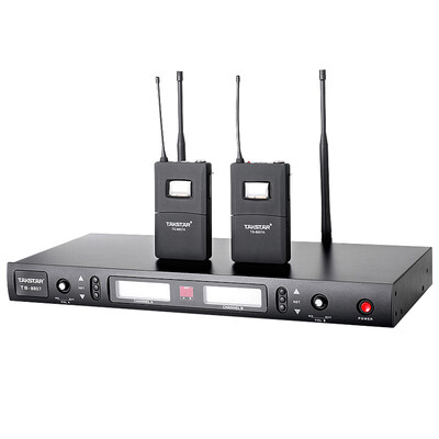 

Victory TAKSTAR TS-8807A Wireless Microphone Microphone One-in-Two-U-Lapel Lapel Lapel Wrapping Wrapping Wireless Microphone Conference Performance Teaching Stage Special Champagne