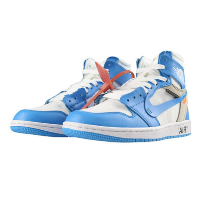

Original New Arrival Authentic NIKE Air Jordan 1 X Off-White AJ1 Mens Basketball Shoes Sport Sneakers Good Quality AQ0818-100
