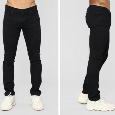 

New Fashion Mens Slim Fit Casual Stretch Skinny Jeans Trousers Tight Pants XN