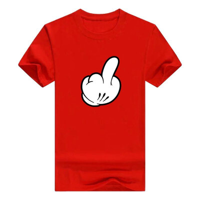 

Cartoon Finger T-Shirt vulgar Rude Humor Mens T-Shirt