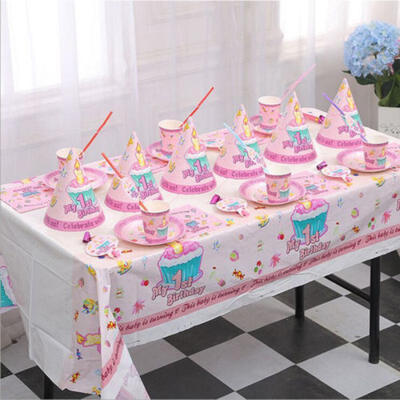 

Kids My First Birthday Theme Birthday Party Supplies Tableware Decor Best Gift