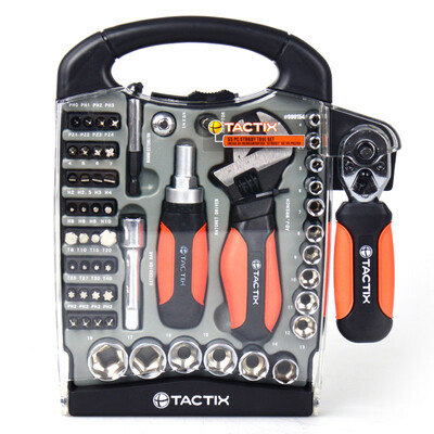 

Tactix 900154 55 pcs Short Hand Tools Family Tools Set Small Kit Set Handmade Set Tools Set Home Set