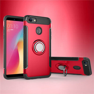 

Fivice OPPO F5A73 case PC metal ring shell magnetic car bracket TPU phone case