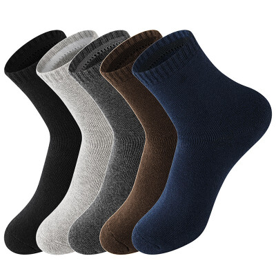 

LifeWheel Mens Cotton Busines Dress Athletic Winter Keep Warm Terry Socks