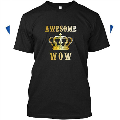 

Awesome Hat Of King Wow Tshirt - 100 Preshrunk ComfortSoft Cotton - Hanes Tagless Tee