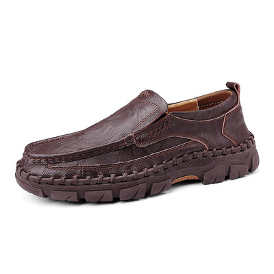 

Mens Shoes Fashion Formal Shoes Casual Walking Shoes Genuine Leather Loafers Breathable Shoes For Men Black White Blue Brown