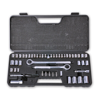 

Extension Tactix 734452 Onsite Series 52 pcs 63mm 10mm 125mm Series Sleeve Set Auto Repair Tool Set Steam Truck Sleeve Wrench Set