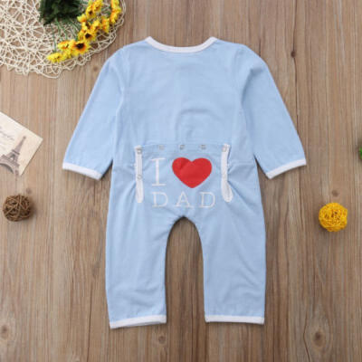 

Newborn Baby Boy Girl 100 Cotton Romper Jumpsuit Long Pants Outfits Clothes USA