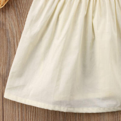 

Lovely Newborn Kids Baby Girls Tassel Collar Summer Dress Sundress Clothes 0-24M