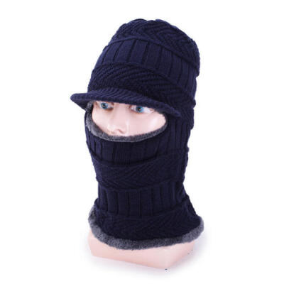 

Men Women Ski Mask Cap Knit Face Mask Winter Hunting Ear Warm Workout Hat