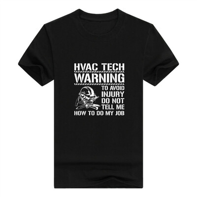 

Avoid Injury Dont Tell Me How To Do Job HVAC Tech Premium Mens T-Shirt