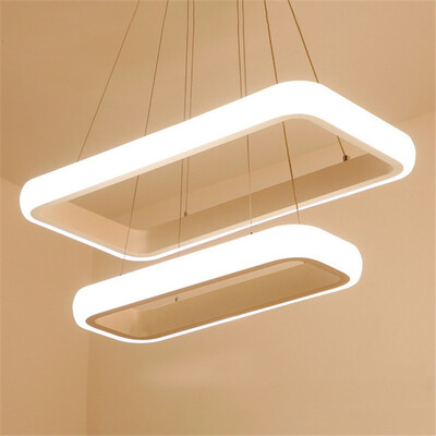 

Baycheer HL487484 Cable DIY Design 64W White Light Rectangular LED Chandelier Gold