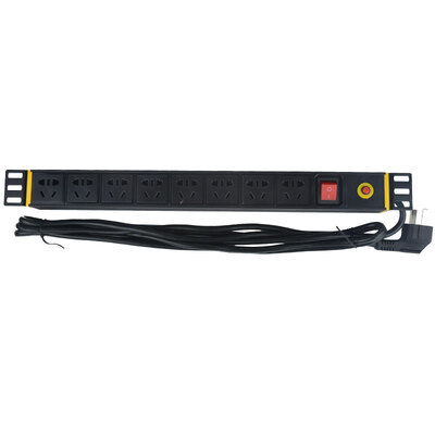 

Excierive Officer EO G0W0 08 Cabinet Receptacle PDU 8-bit master switch overload protection