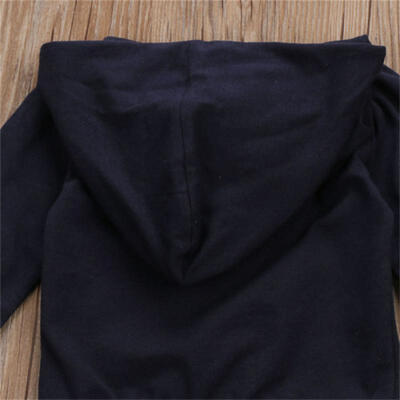 

Newborn Kids Baby Boys Striped Hooded Tops Pants Leggings Outfits Set Clothes