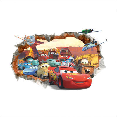 

Cartoon Cars Removable Colorful Wall Sticker PVC Vinyl Art Decal Kids Room Decor